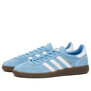 Adidas Light Blue and White Shoes (Spezial)